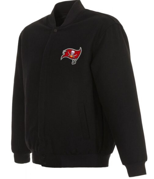 Varsity Tampa Bay Buccaneers Black Wool Jacket