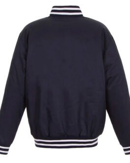 Navy Tampa Bay Lightning Front Hit Poly Twill Jacket