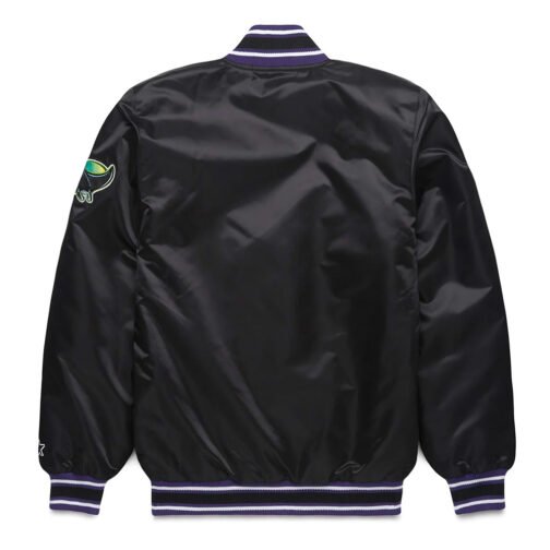 Tampa Bay Rays Classic Black Satin Jacket - Image 2