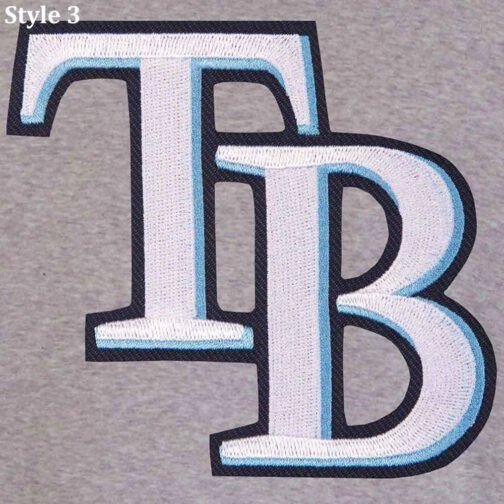 Tampa Bay Rays Varsity Gray and Navy Wool Jacket - Image 6