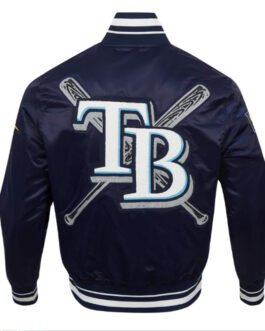 Tampa Bay Rays Mashup Classic Rib Satin Jacket