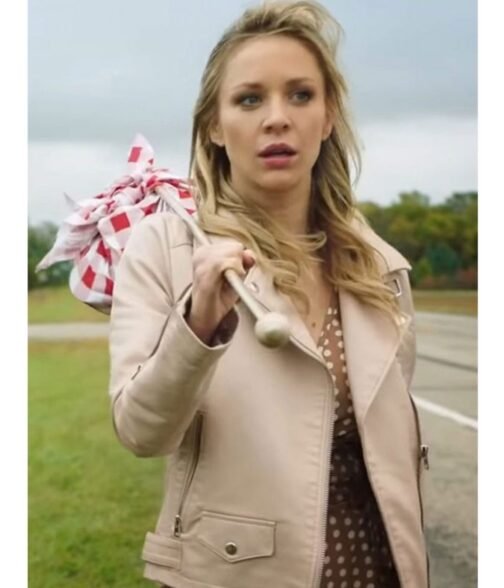 Tankhouse Tara Holt Light Pink Leather Jacket - Image 2