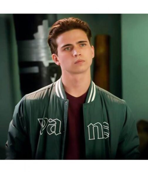 Cobra Kai S04 Tanner Buchanan Green Bomber Jacket - Image 8