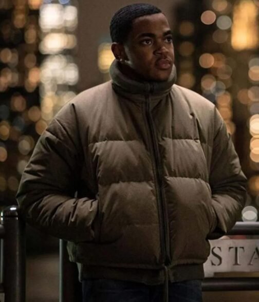 Power Book II Ghost Michael Rainey Jr Puffer Bomber Jacket