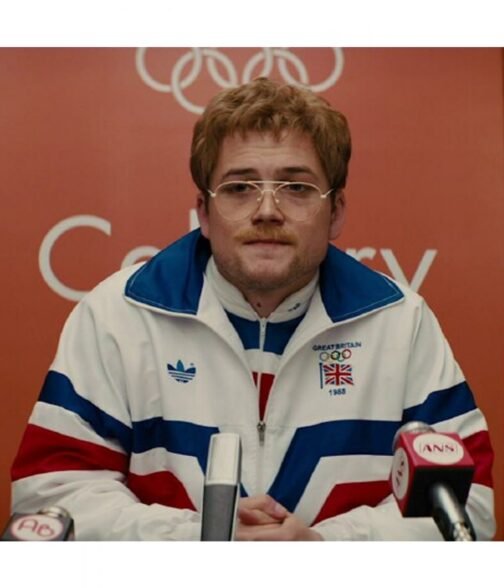 Taron Egerton Eddie The Eagle Great Britain Jacket - Image 4