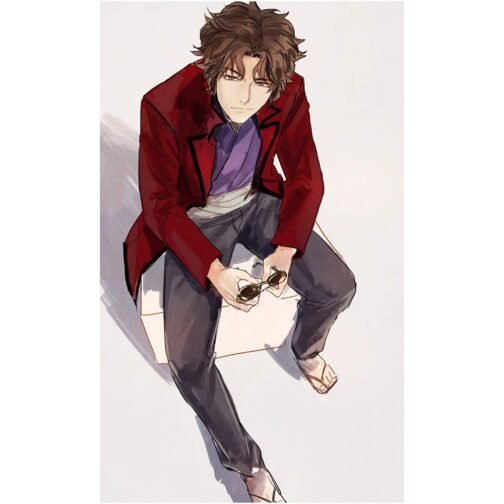 Tatsuma Sakamoto Gintama Wool Coat - Image 6
