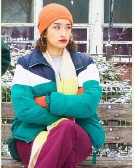 Shirine Boutella Christmas Flow Color Block Puffer Jacket