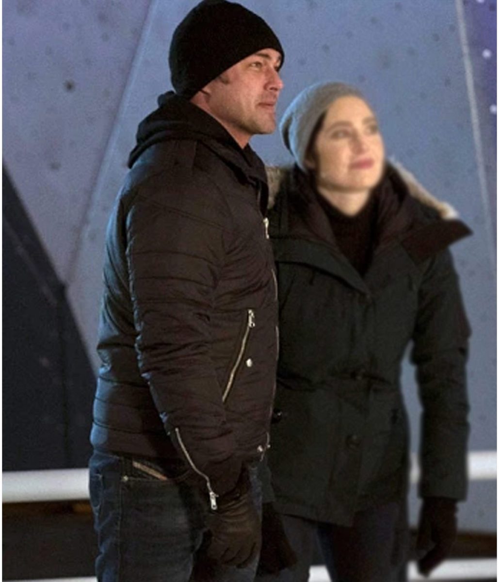 Chicago Fire Taylor Kinney Black Puffer Jacket - Image 6