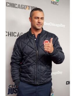 Taylor Kinney Chicago Fire Pilot Blue Jacket