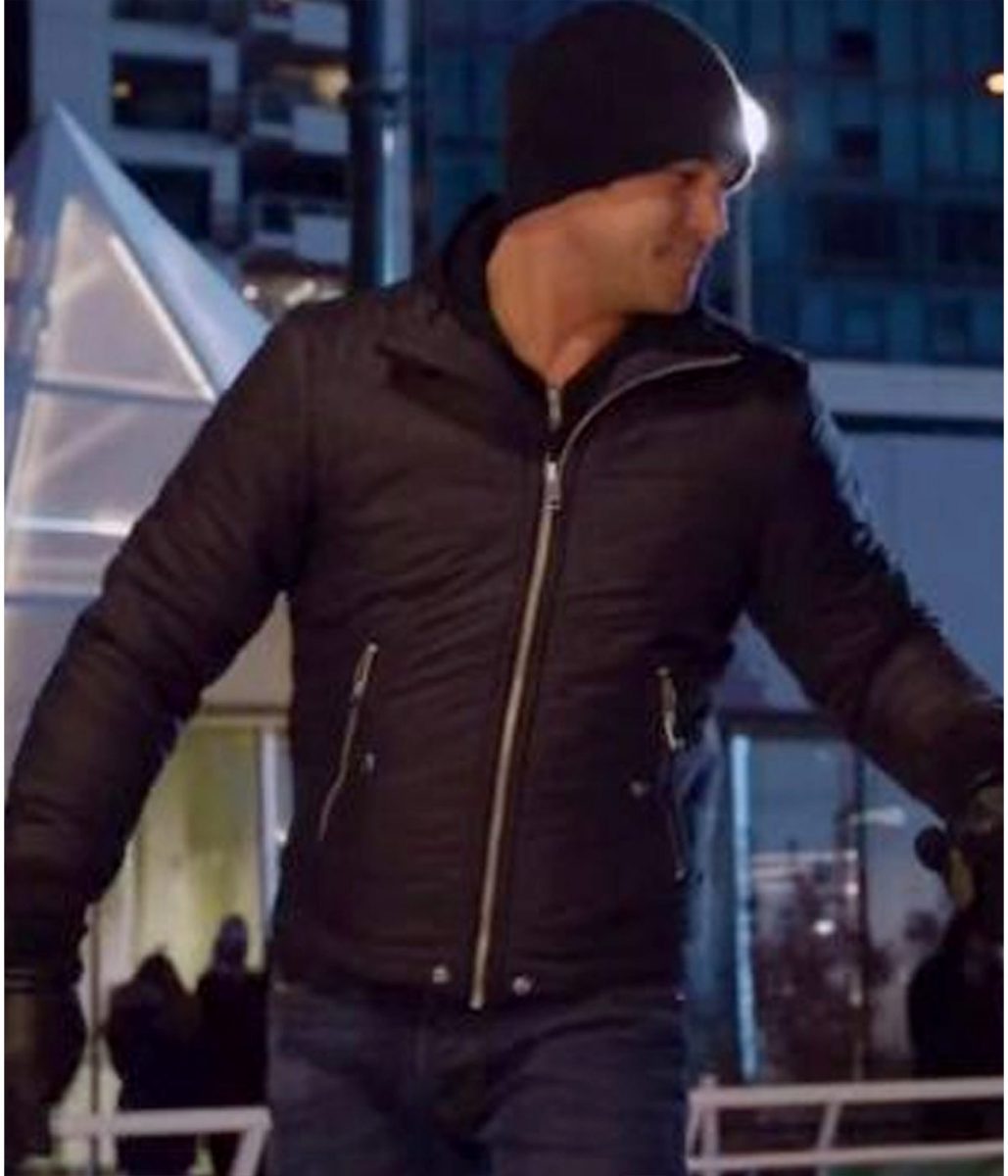 Chicago Fire Taylor Kinney Black Puffer Jacket - Image 7