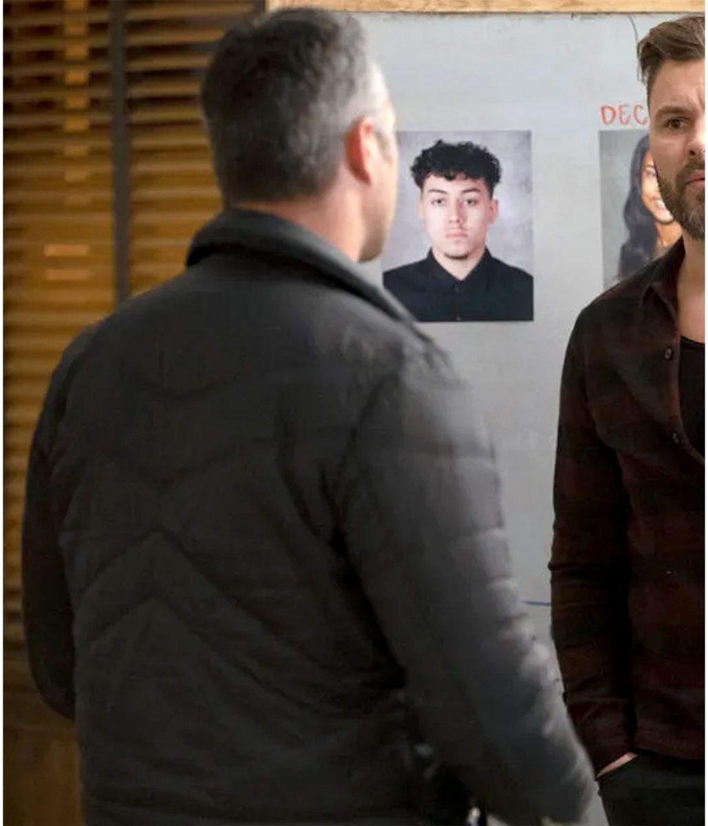 Chicago Fire Taylor Kinney Black Puffer Jacket - Image 9