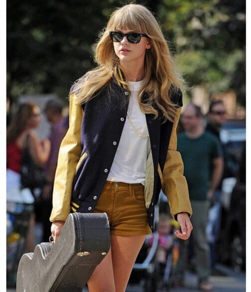 Taylor Swift Varsity Blue & Yellow Jacket - Image 4