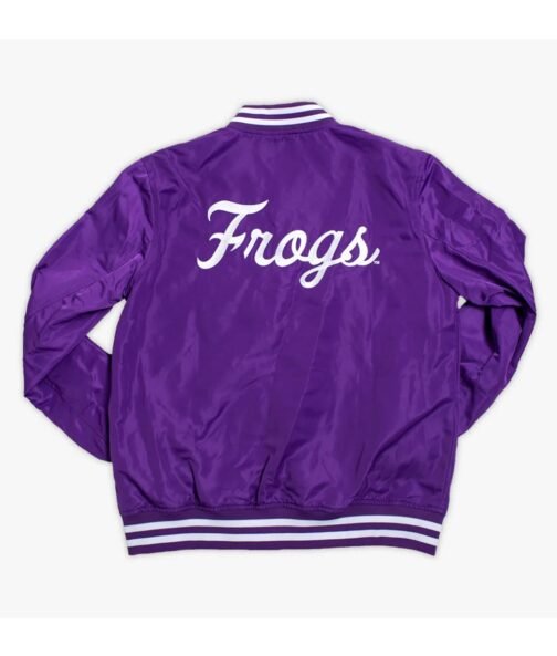 TCU Horned Frogs Purple Bomber Jacket - Image 2
