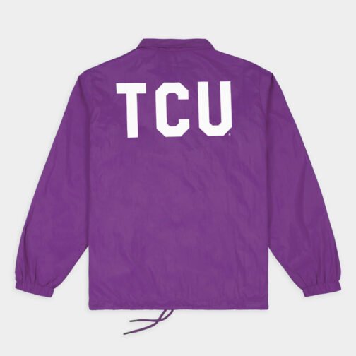 TCU Horned Frogs Vintage Logo Coaches Jacket - Image 2