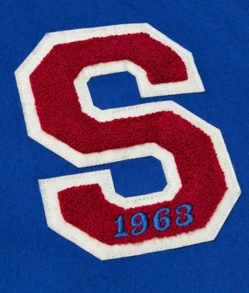 Philadelphia 76ers Team Legacy Varsity Wool Jacket - Image 5