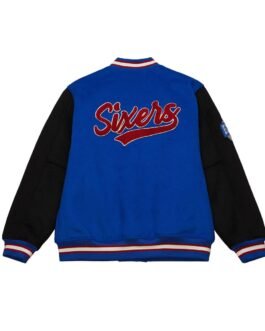 Philadelphia 76ers Team Legacy Varsity Wool Jacket