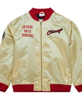 Chicago Bulls Team OG 2.0 Gold Satin Jacket