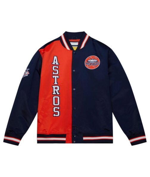 Houston Astros Team OG 2.0 Navy/Orange Satin Jacket