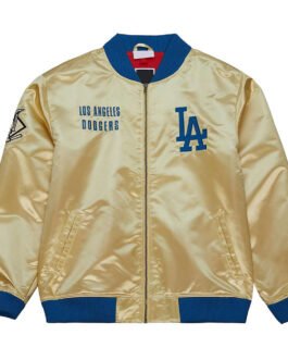 LA Dodgers Team OG 2.0 Gold Satin Jacket