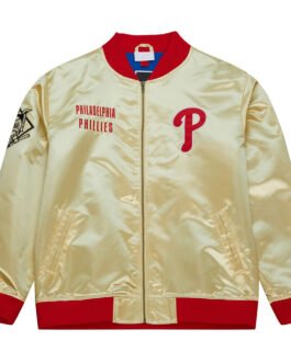 Philadelphia Phillies Team OG 2.0 Gold Satin Jacket