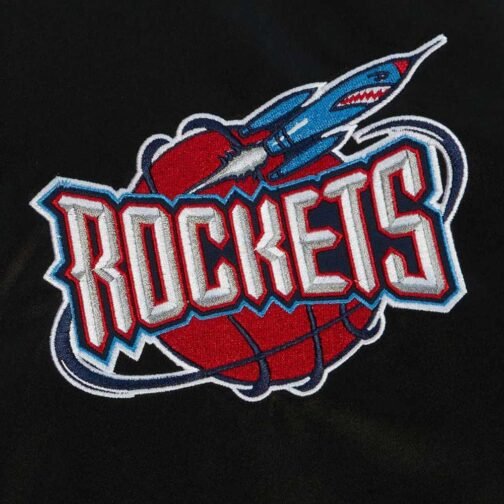 Team Origins Houston Rockets Varsity Satin Jacket - Image 3
