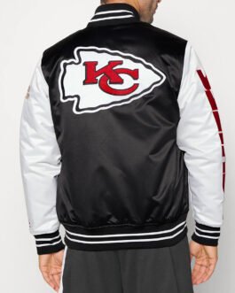 Team Origins Kansas City Chiefs Varsity Satin Jacket