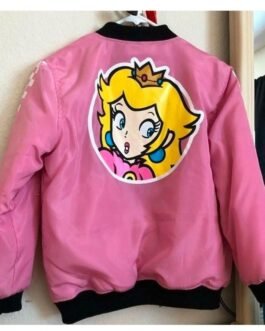 Super Nintendo Team Peach Bomber Jacket