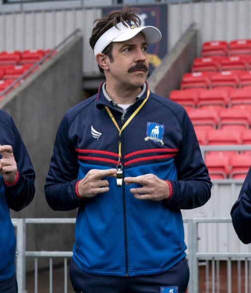 Ted Lasso Jason Sudeikis Blue Jacket - Image 13