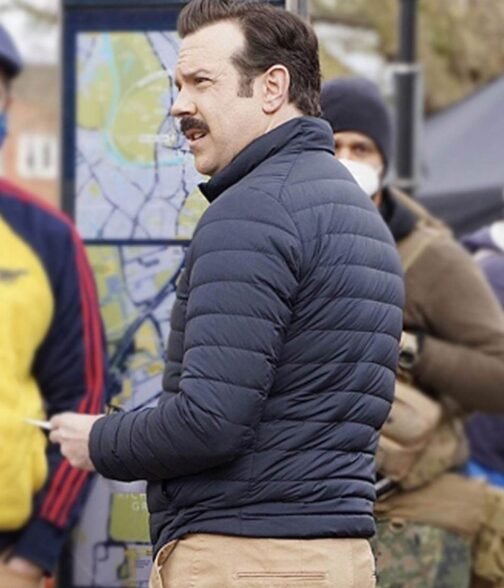 Ted Lasso Jason Sudeikis Season 02 Puffer Jacket - Image 8
