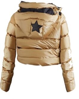 Juno Temple Ted Lasso Puffer Jacket Hooded