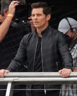 Westworld S04 James Marsden Black Leather Jacket