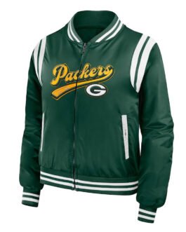 Green Bay Packers Bomber Full-Zip Jacket