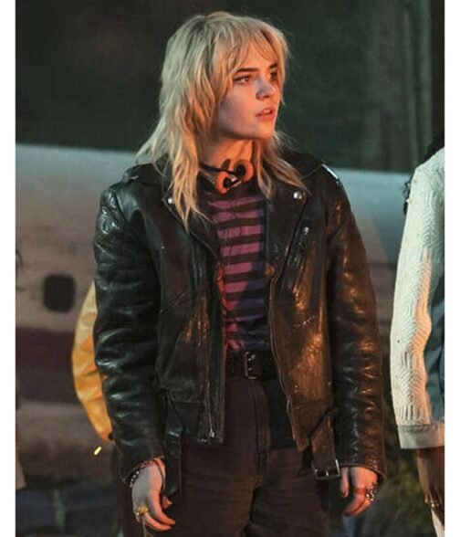 Sophie Thatcher Yellowjackets Leather Jacket