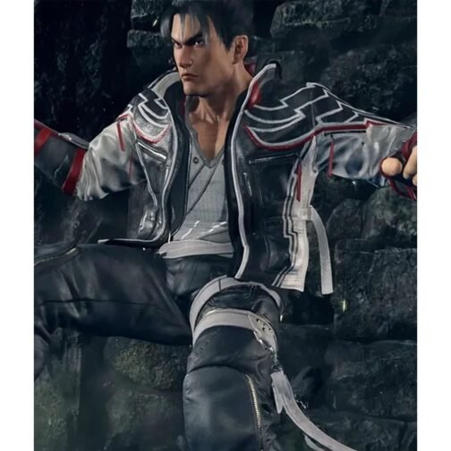 Tekken 8 Jin Kazama Leather Jacket - Image 3