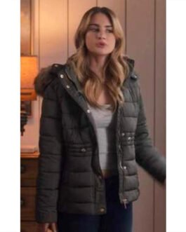 Grace Van Patten Tell Me Lies Hooded Jacket