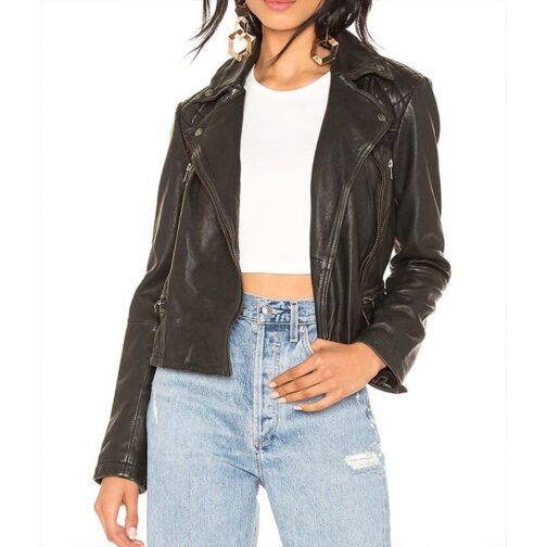 Tell Me Lies Sonia Mena Black Leather Jacket