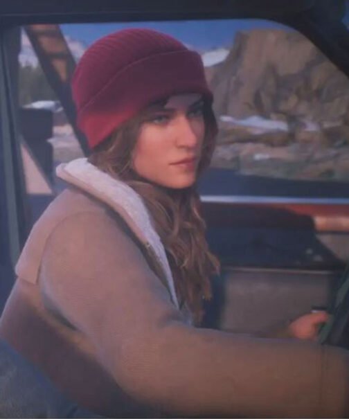 Alyson Ronan Tell Me Why Brown Coat - Image 7