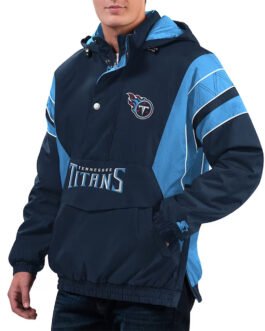 Home Team Tennessee Titans Half-Zip Hoodie Jacket