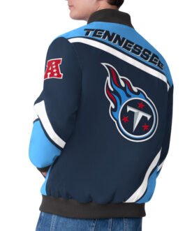 Tennessee Titans Maximum Racing Navy Jacket