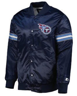 Navy The Pick and Roll Tennessee Titans Jacket