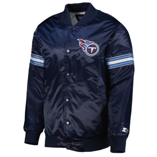 Navy The Pick and Roll Tennessee Titans Jacket