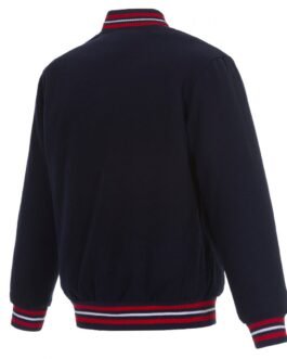 Varsity Tennessee Titans Navy Blue Wool Jacket