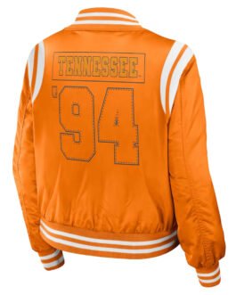 Tennessee Volunteers Orange Bomber Full-Zip Jacket