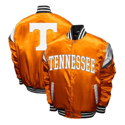 Tennessee Volunteers Power Orange Satin Jacket - Image 3