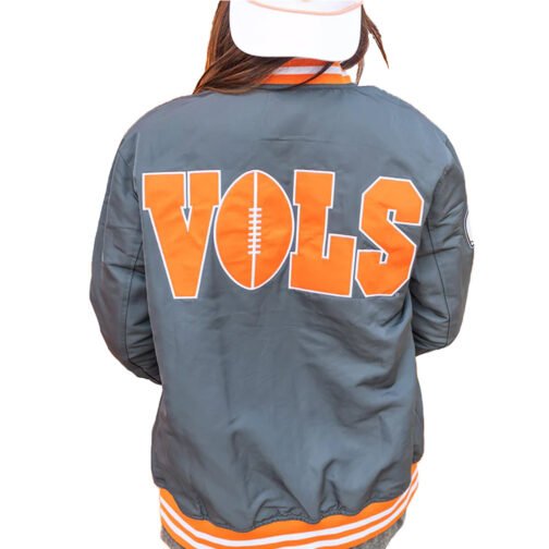 Tennessee Volunteers Smokey Grey Bomber Jacket - Image 4