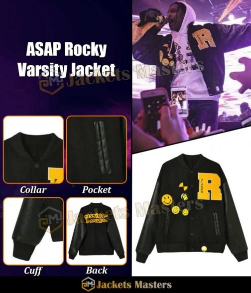 ASAP Rocky Flacko Testing in Progress Varsity Jacket - Image 15