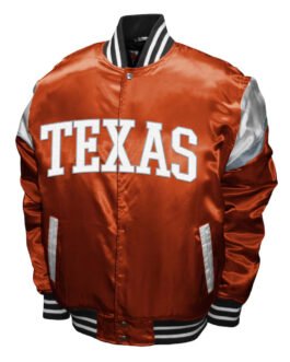 Texas Longhorns Power Burnt Orange Satin Jacket