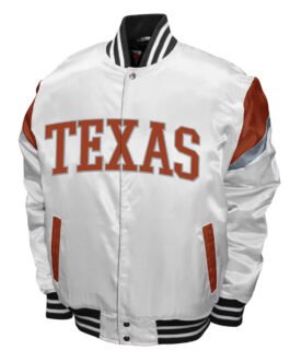 Texas Longhorns Power Burnt Orange Satin Jacket