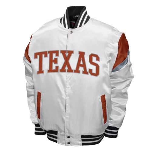 Texas Longhorns Power Burnt Orange Satin Jacket - Image 2