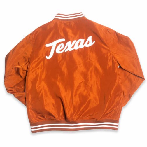 Texas Longhorns Script Bomber Jacket - Image 2